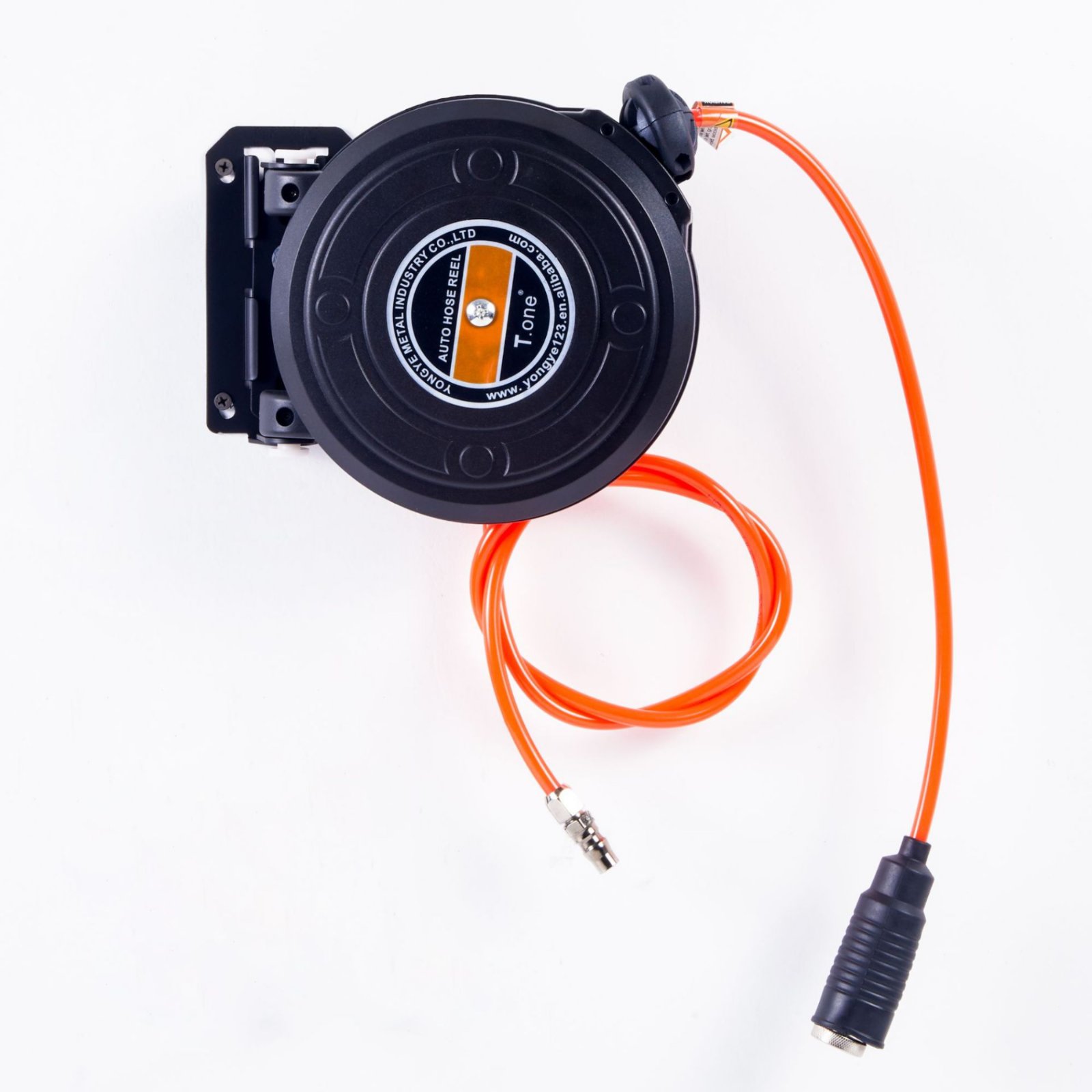 Electric Reel - Automatische, zelfvergrendelende, intrekbare luchtslangrol