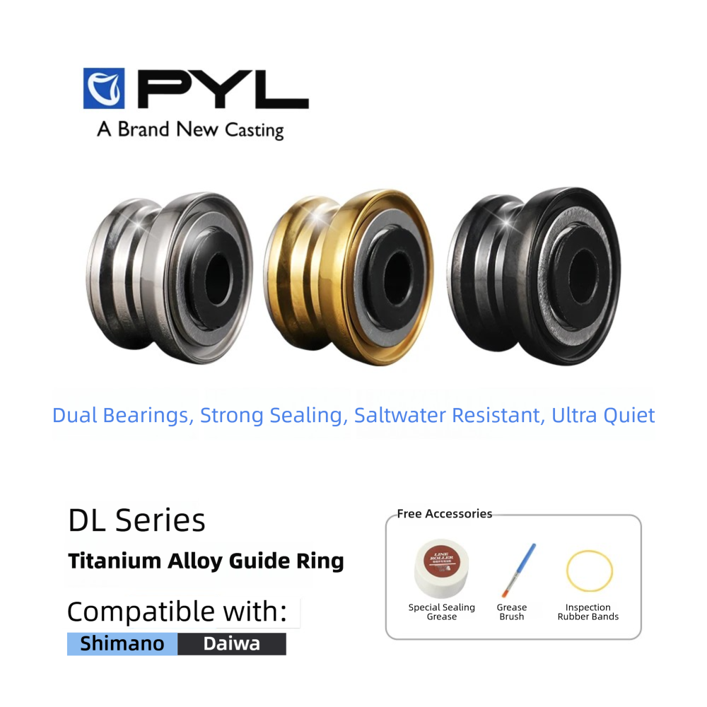 Spinning Reel - PYL Titanium Alloy Dubbele Lagerlijnrol -