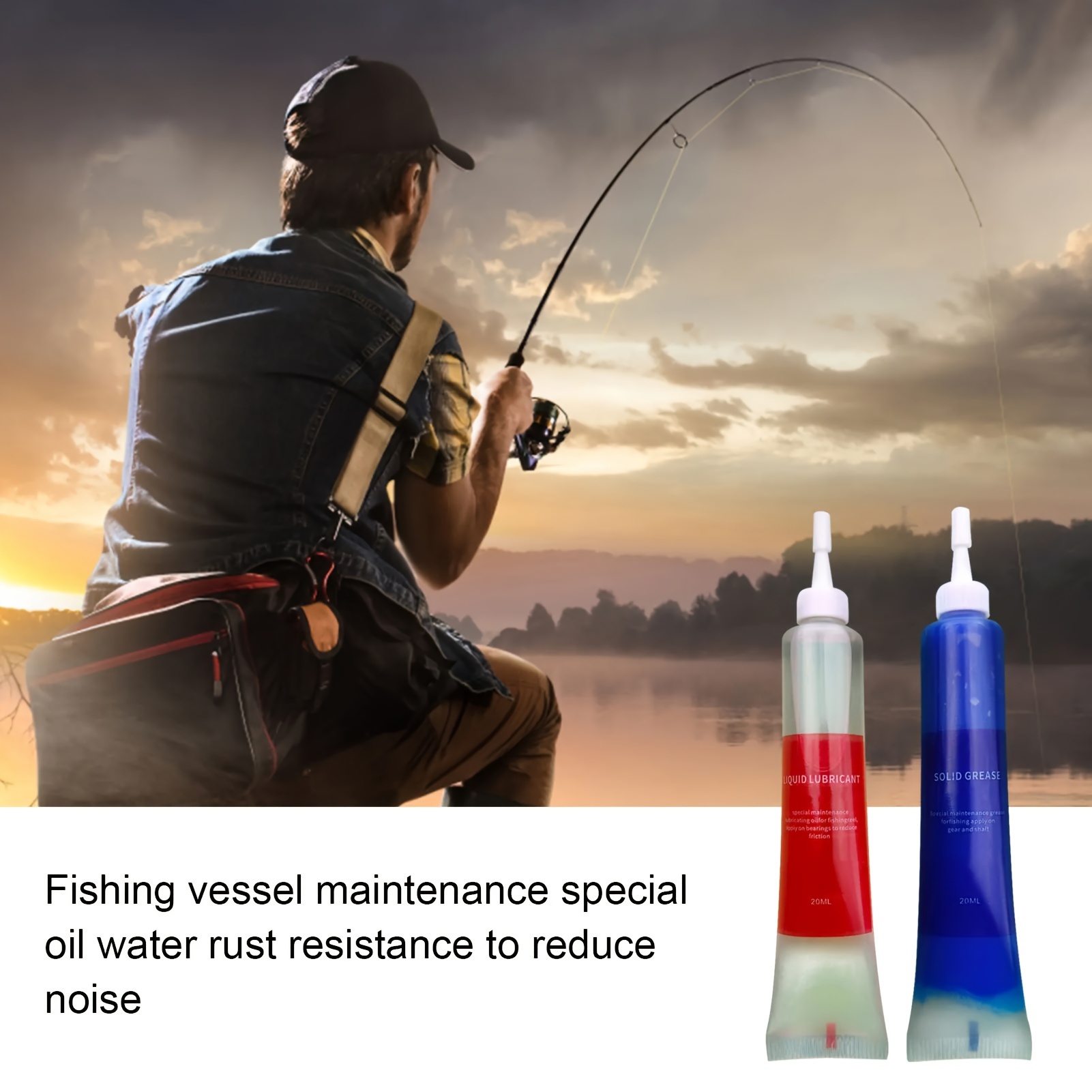 Reel Repair Kit - 4-delige onderhoudsset voor vismolens: beschermend vet