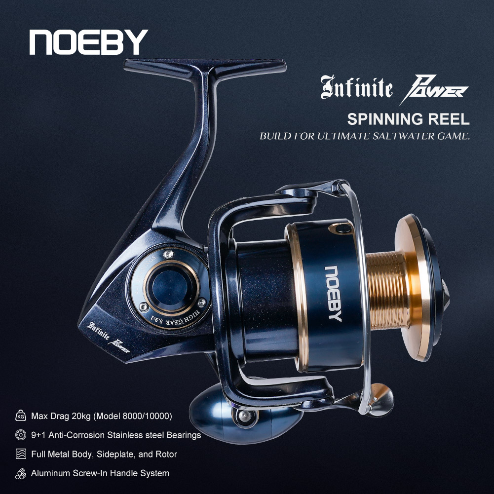 Noeby Infinite Power Spinhenge - Abu Garcia Reel Max recensie en prijs