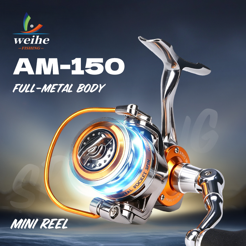 WEIHE 150 #   Mini metalen spi - Ice Fishing Reel recensie en prijs