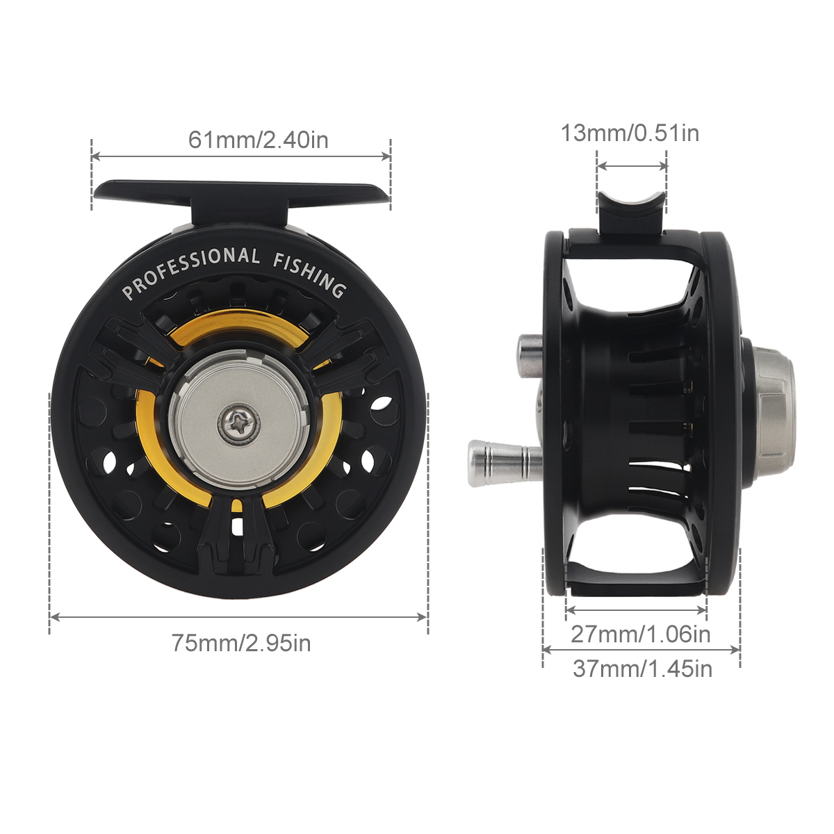 3BB kogellager volledig metale - Ice Fishing Reel recensie en prijs