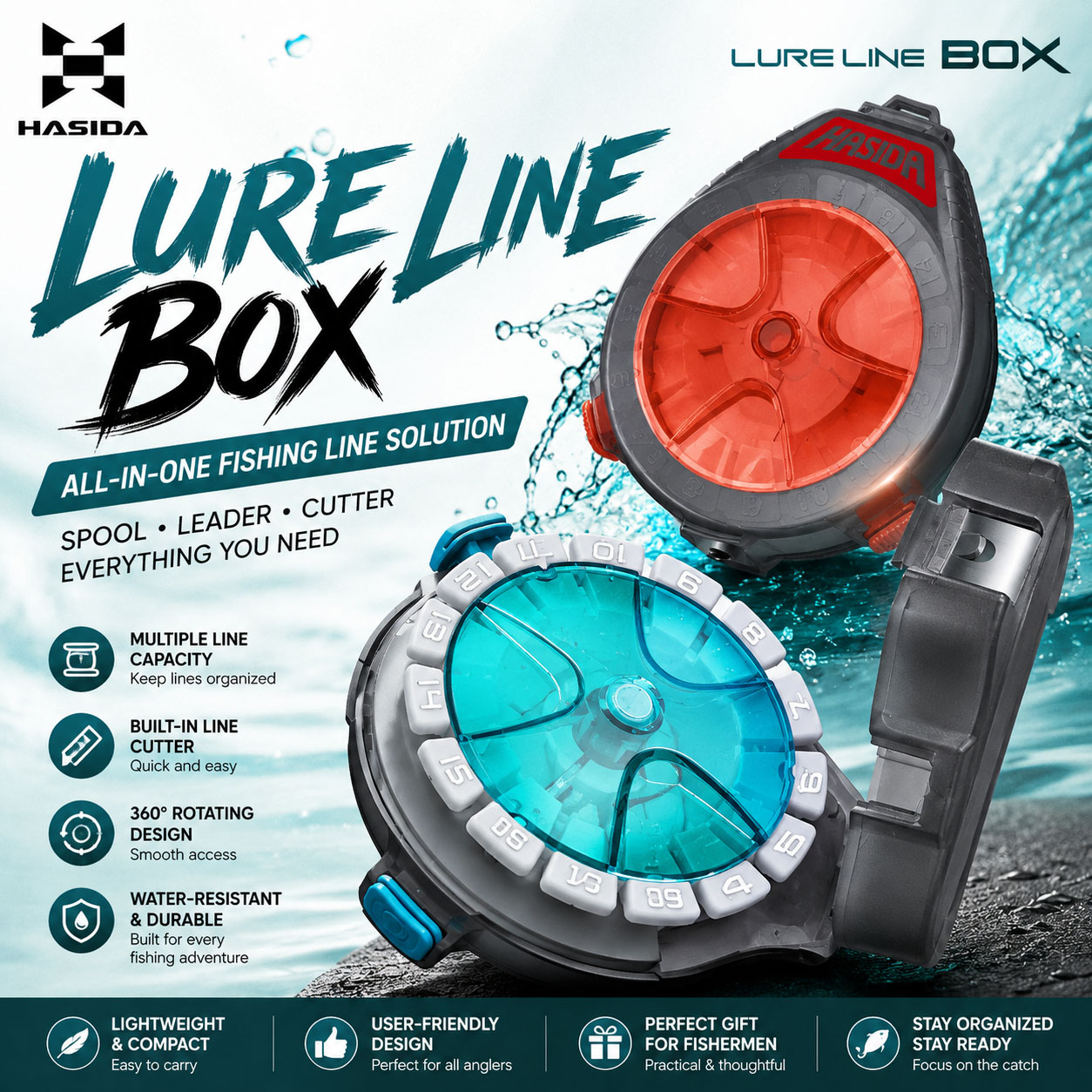 HASIDA Sub Line Box Visuitrust - Spinning Reel recensie en prijs
